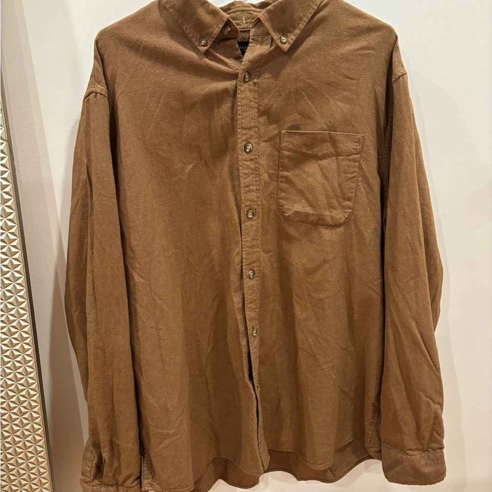 Banana Republic Brown Casual Button-Down Shirt